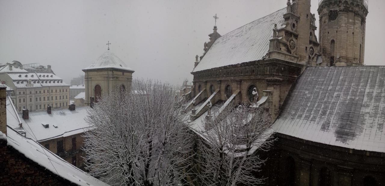 Lviv Amazing Rooftop Apartment Bagian luar foto